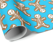 Skeleton Gingerbrood Mannen Cadeaupapier (Rol Hoek)