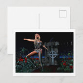Skeleton girl postcard briefkaart (Voorkant / Achterkant)