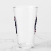 Skeleton Girl Punk Rock Drink Glazen Tumbler (Links)