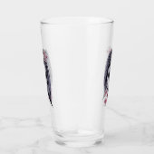 Skeleton Girl Punk Rock Drink Glazen Tumbler (Rechts)