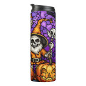 Skeleton Gnomen Halloween Thermosbeker (Geroteerd rechts)