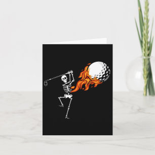 Skeleton Golf Grappig Halloween Kostuum Golfen Spo Kaart