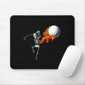 Skeleton Golf Grappig Halloween Kostuum Golfen Spo Muismat (Met muis)