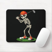 Skeleton Golf Halloween Costume Funny Boys Toddler Muismat (Met muis)
