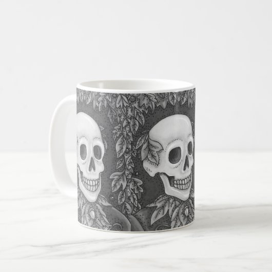 SKELETON GOTHIC GENTLEMAN, HALLOWEEN CLASSIC MOK (Voorkant links)
