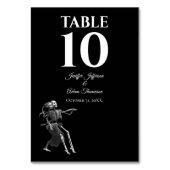 Skeleton Gothic Halloween Alternative Wedding Kaart (Voorkant)