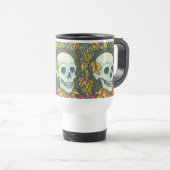 SKELETON, GOTHIC SKULL, SKELLY TRAVEL COMMUTER MOK (Voorkant rechts)