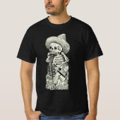 Skeleton  grafisch T-shirt (Voorkant)