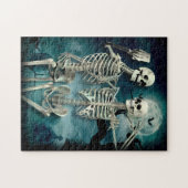 Skeleton graveyard moon selfies legpuzzel (Horizontaal)