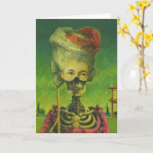 Skeleton Greetings Card Kaart (Gele Bloem)