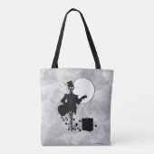 Skeleton Guitar Bag Scarecrow Music Band Rocker Tote Bag (Achterkant)