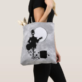 Skeleton Guitar Bag Scarecrow Music Band Rocker Tote Bag (Dichtbij)