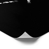 Skeleton Gymnast - Halloween Tumbling Backflip Poster (Hoek)