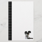 Skeleton Halloween Briefpapier (Voorkant)