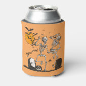 Skeleton Halloween feest Blikjeskoeler (Blikje Achterkant)