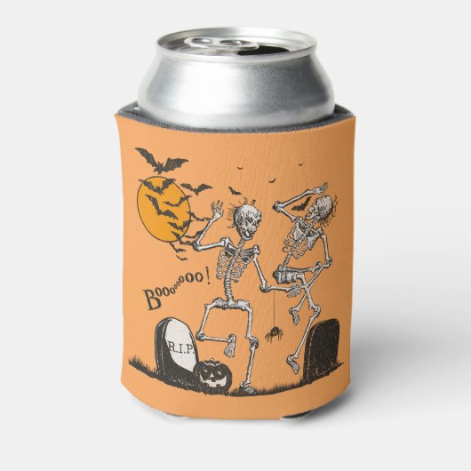 Skeleton Halloween feest Blikjeskoeler (Blikje Achterkant)