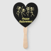 Skeleton Halloween feest Handwaaier (Voorkant)