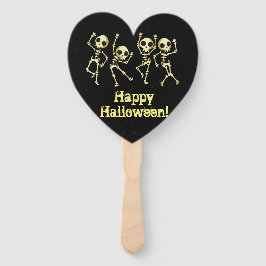 Skeleton Halloween feest Handwaaier