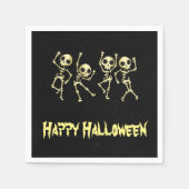 Skeleton Halloween feest Servet (Voorkant)