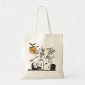 Skeleton Halloween feest Tote Bag (Voorkant)