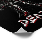 Skeleton Halloween Gym Jokes Gewichtheffen Workout Poster (Hoek)