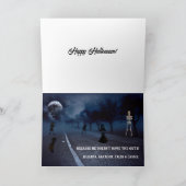 Skeleton Halloween Joke Kaart (Binnen)