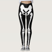 Skeleton Halloween Leggings (Voorkant)
