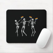 Skeleton Halloween LGBT Flag Skeleton Gay Pride MO Muismat (Met muis)