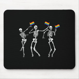 Skeleton Halloween LGBT Flag Skeleton Gay Pride MO Muismat