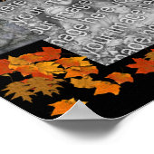 Skeleton Halloween Lijst Creëer Uw eigen foto Poster (Hoek)