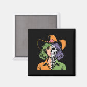 Skeleton Halloween Magneet (Voorkant / Achterkant)