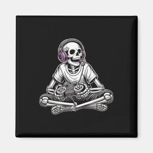 Skeleton Halloween Magneet (Voorkant)