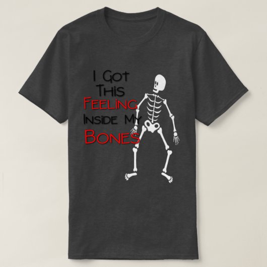 Skeleton Halloween Mannen T-Shirt (Design voorkant)