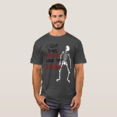 Skeleton Halloween Mannen T-Shirt (Voorkant volledig)