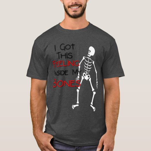 Skeleton Halloween Mannen T-Shirt (Voorkant)