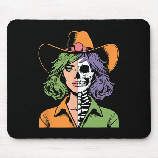 Skeleton Halloween Muismat (Voorkant)