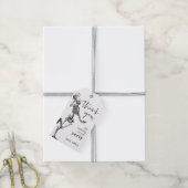Skeleton Halloween Party Gift Labels Cadeaulabel (Met Touw)
