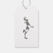 Skeleton Halloween Party Gift Labels Cadeaulabel (Achterkant)
