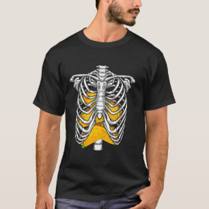 Skeleton Halloween Party Spooky kostuum Mexicaanse T-shirt