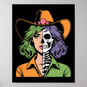Skeleton Halloween Poster (Voorkant)