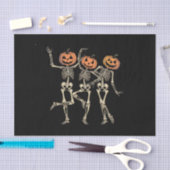 Skeleton Halloween Pumpkin Herfst Spooky Season Tissuepapier (Craft)