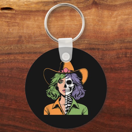 Skeleton Halloween Sleutelhanger (Voorkant)
