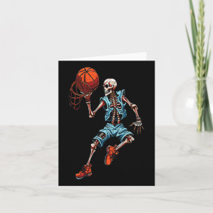 Skeleton Halloween Spooky Dunking Skull Kostuum Kaart
