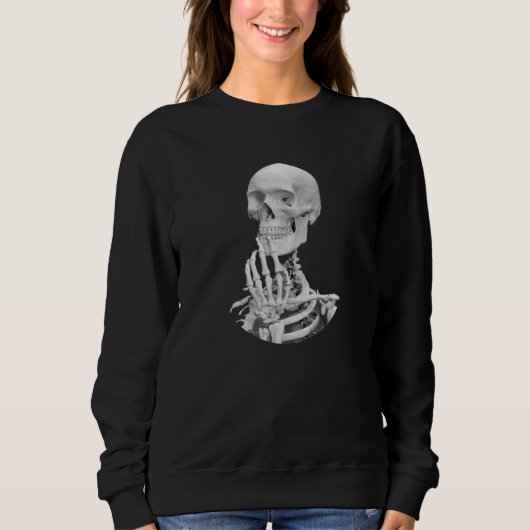 Skeleton Halloween Sweatshirt (Voorkant)