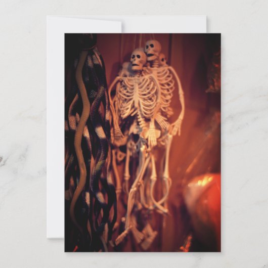 Skeleton Halloween Tivoli View Save The Date (Voorkant)