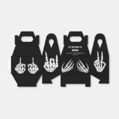 Skeleton Halloween Verjaardag Bedankdoosjes (Uitgevouwen)