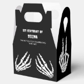 Skeleton Halloween Verjaardag Bedankdoosjes (Geopend)