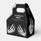 Skeleton Halloween Verjaardag Bedankdoosjes (Voorkant Zijde)