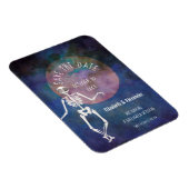 Skeleton/Halloween Wedding/Save the Date Magneet (Rechterzijde)