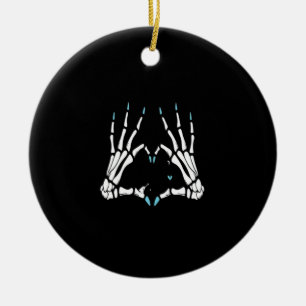 Skeleton Hand Classic Halloween Keramisch Ornament